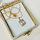 Zircon Pendant-264 (White)